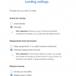 lw lender settings